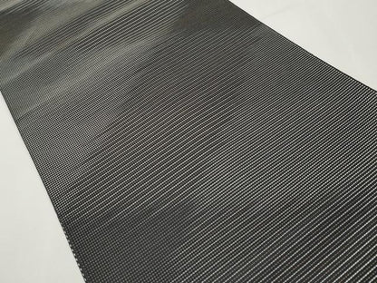 平和屋着物＊夏物　本場筑前博多織　八寸名古屋帯　霞文　黒地　正絹　逸品　CABL7808tx