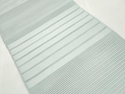 平和屋着物＊夏物　八寸名古屋帯　絽綴れ　横段文　瓶覗色　正絹　逸品　CABL7818tx