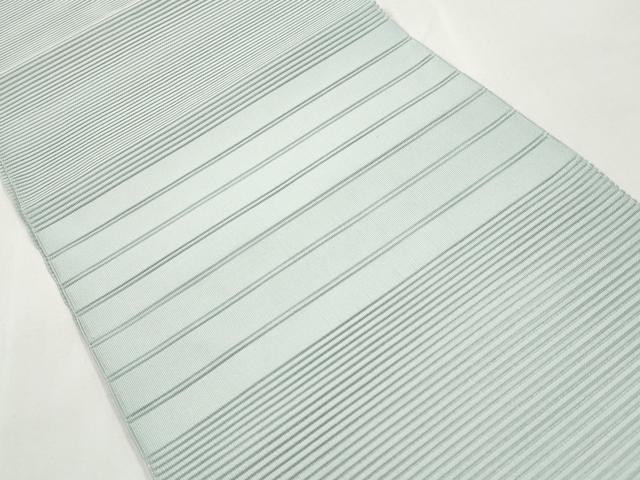 平和屋着物＊夏物　八寸名古屋帯　絽綴れ　横段文　瓶覗色　正絹　逸品　CABL7818tx