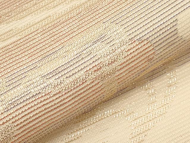 平和屋着物＊夏物　六通柄袋帯　光琳水　金糸　正絹　逸品　CABL7894tx