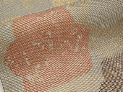 平和屋着物＊夏物　六通柄袋帯　竜田川　金銀糸　正絹　逸品　CABL7897tx