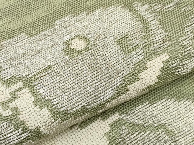 平和屋着物＊夏物　太鼓柄　本袋帯　荒磯　銀糸　正絹　逸品　CABL7898tx