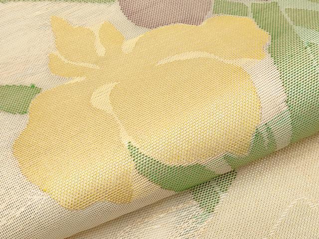 平和屋着物＊夏物　六通柄　本袋帯　杜若　金糸　正絹　逸品　CABL7972tx