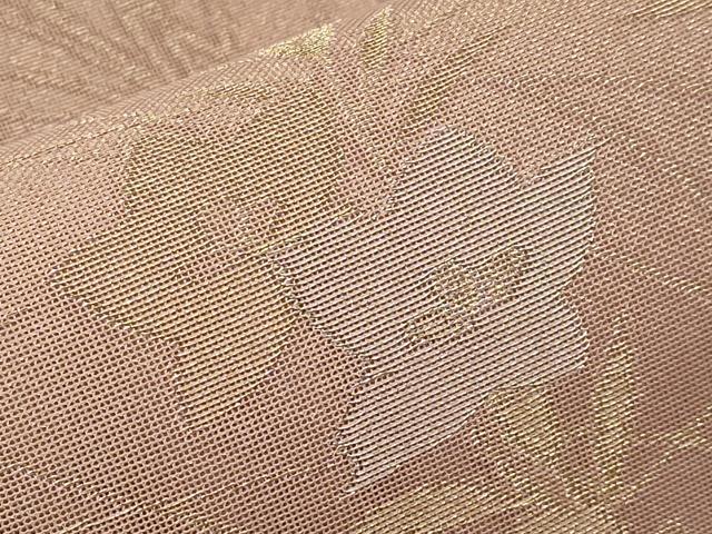 平和屋着物＊夏物　六通柄袋帯　桔梗　金銀糸　正絹　逸品　CABL7976tx