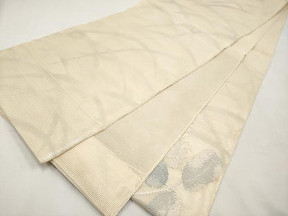 平和屋着物＊夏物　太鼓柄袋帯　萩文　正絹　逸品　CABL7981tx