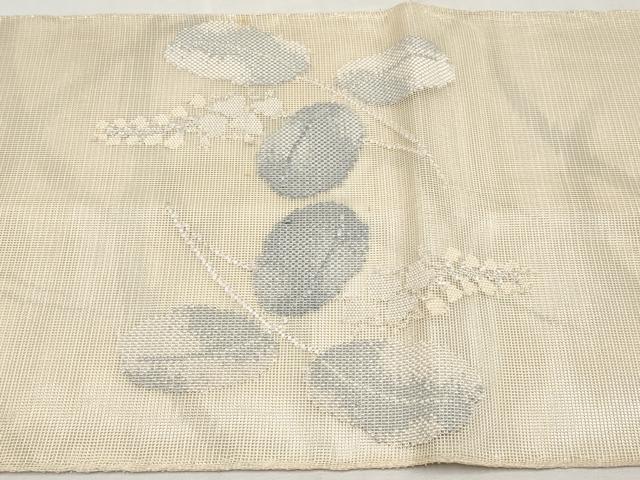 平和屋着物＊夏物　太鼓柄袋帯　萩文　正絹　逸品　CABL7981tx