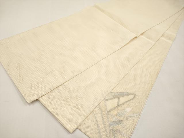 平和屋着物＊夏物　太鼓柄袋帯　絽綴れ　舟草木文　金銀糸　正絹　逸品　CABL7984tx