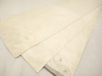 平和屋着物＊夏物　太鼓柄袋帯　流水飛鳥文　金銀糸　正絹　逸品　CABL7986tx