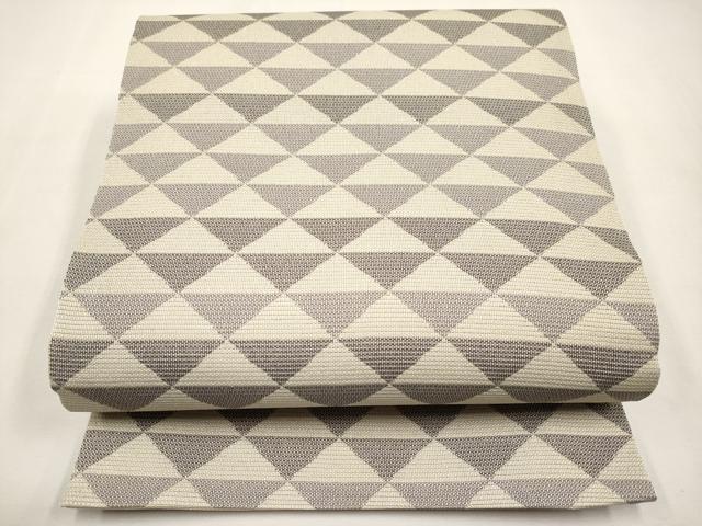 平和屋着物＊夏物　全通柄　京袋帯　鱗文　正絹　逸品　CABL7989tx