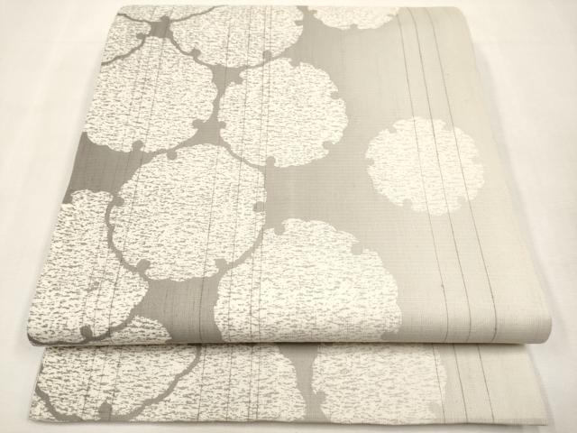 平和屋着物＊夏物　全通柄袋帯　雪輪重ね文　正絹　逸品　CABL7992tx