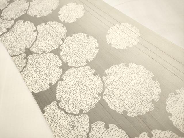 平和屋着物＊夏物　全通柄袋帯　雪輪重ね文　正絹　逸品　CABL7992tx