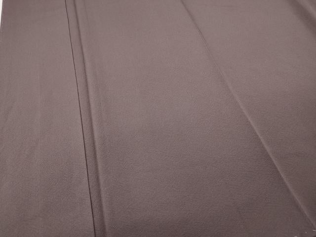 平和屋着物●上質な色無地　葡萄鼠色　正絹　逸品　未使用　CABL8405ut