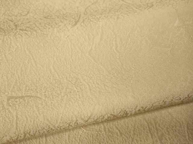 平和屋着物●上質な色無地　霞地紋　薄香色　正絹　逸品　未使用　CABL8408ut
