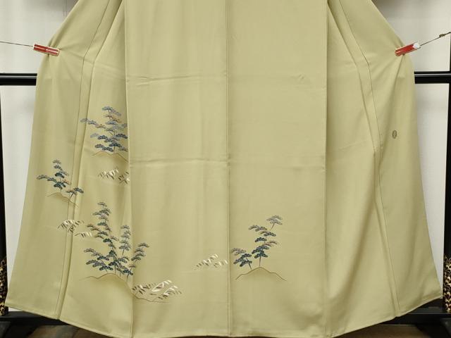 平和屋着物●本加賀友禅作家　南 克治　訪問着　草木文　正絹　逸品　CABL8410ut