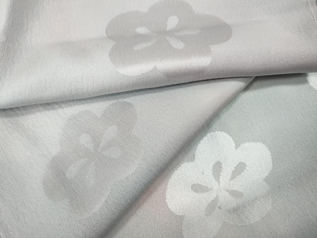 平和屋着物●長襦袢　無双仕立て　舞梅地紋　暈し染め　正絹　逸品　未使用　CABL8414ut