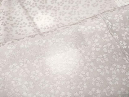 平和屋着物●長襦袢　無双仕立て　舞花地紋　正絹　逸品　CABL8416ut