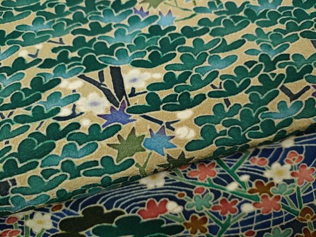 平和屋着物●本場加賀友禅作家　杉浦伸　黒留袖　飛鳥船草花文　暈し染め　正絹　逸品　CABL8419ut
