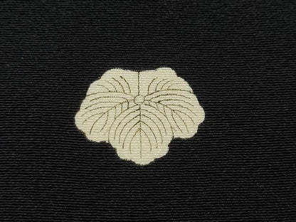 平和屋着物●本場加賀友禅作家　杉浦伸　黒留袖　飛鳥船草花文　暈し染め　正絹　逸品　CABL8419ut