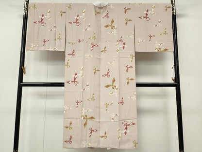 平和屋着物●長襦袢　無双仕立て　舞蝶文　正絹　逸品　未使用　CABL8426ut