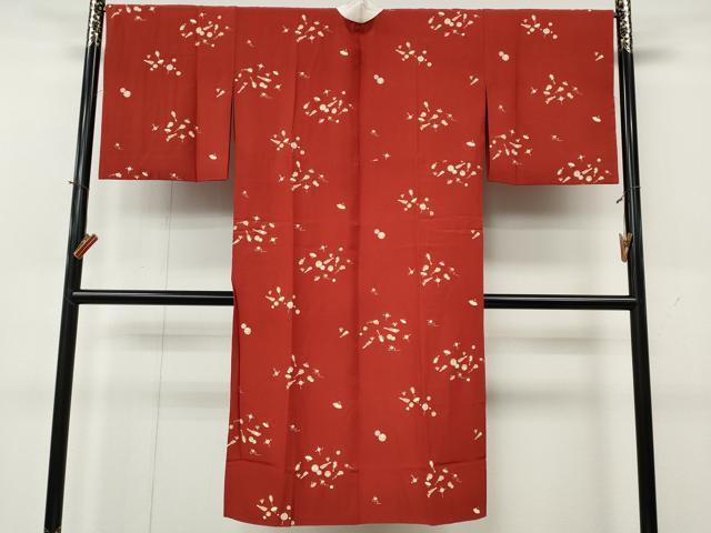 平和屋着物●長襦袢　無双仕立て　玩具文　金彩　正絹　逸品　CABL8427ut