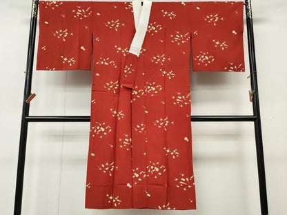 平和屋着物●長襦袢　無双仕立て　玩具文　金彩　正絹　逸品　CABL8427ut