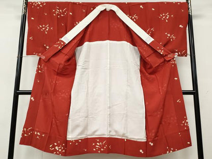 平和屋着物●長襦袢　無双仕立て　玩具文　金彩　正絹　逸品　CABL8427ut