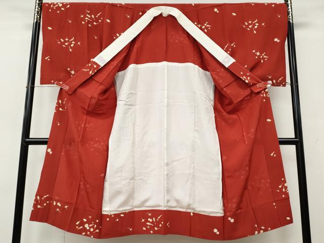 平和屋着物●長襦袢　無双仕立て　玩具文　金彩　正絹　逸品　CABL8427ut