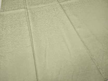平和屋着物●上質な色無地　南天染　南天地紋　砂色　正絹　逸品　未使用　CABL8432ut