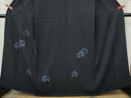 平和屋着物●訪問着　駒刺繍　草花文　正絹　逸品　未使用　CABL8446ut