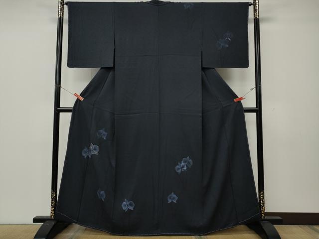 平和屋着物●訪問着　駒刺繍　草花文　正絹　逸品　未使用　CABL8446ut