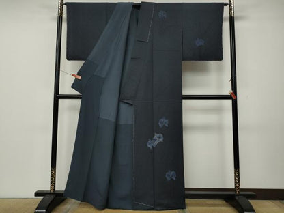 平和屋着物●訪問着　駒刺繍　草花文　正絹　逸品　未使用　CABL8446ut