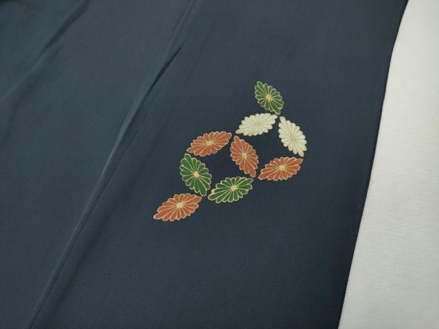 平和屋着物●訪問着　駒刺繍　草花文　正絹　逸品　未使用　CABL8446ut