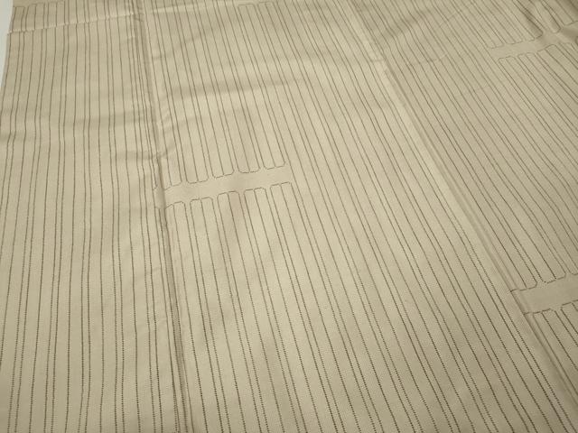 平和屋着物●本場大島紬　白大島　9マルキ　吉祥文　正絹　逸品　CABL8455ut