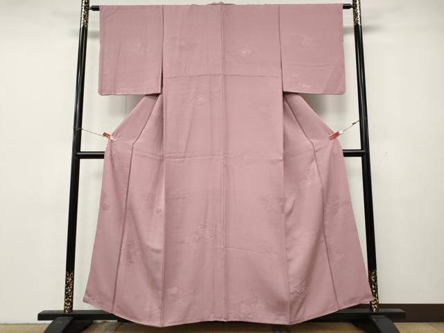 平和屋着物●江戸小紋　松皮菱花地紋　正絹　逸品　CABL8475ut