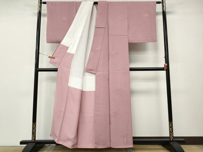 平和屋着物●江戸小紋　松皮菱花地紋　正絹　逸品　CABL8475ut