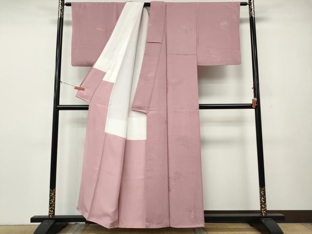 平和屋着物●江戸小紋　松皮菱花地紋　正絹　逸品　CABL8475ut