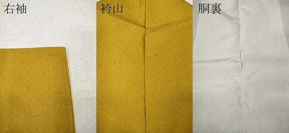 平和屋着物●小振袖　二尺袖　舞花文　暈し染め　金彩　正絹　逸品　CABL8516ut