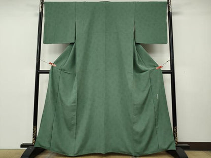 平和屋着物●重要無形文化財　人間国宝　中村勇二郎　江戸小紋　国宝平等院雲中供養菩薩像五十二　正絹　逸品　CABL8523ut