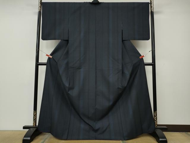 平和屋着物●本場大島紬　9マルキ　吉祥間道　正絹　逸品　CABL8530ut