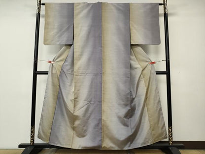 平和屋着物●上質な紬　霞間道　正絹　逸品　CABL8559ut