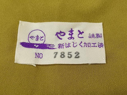 平和屋着物●訪問着　本場大島紬　刺し子　ミミズク　やまと誂製　正絹　逸品　CABL8568ut