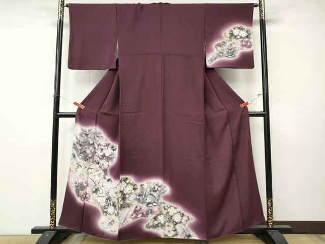 平和屋着物●訪問着　辻が花　暈し染め　正絹　逸品　CABL8593ut