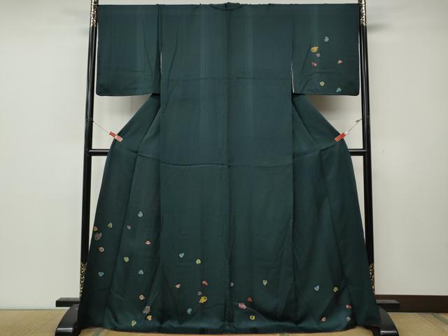 平和屋着物●訪問着　貝　ロング丈　正絹　逸品　CABL8594ut