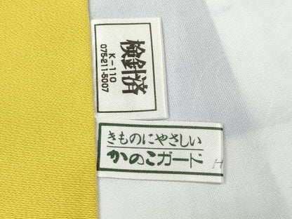 平和屋着物●豪華振袖・長襦袢セット　流水舞桜文　暈し染め　正絹　逸品　CABL8607ut