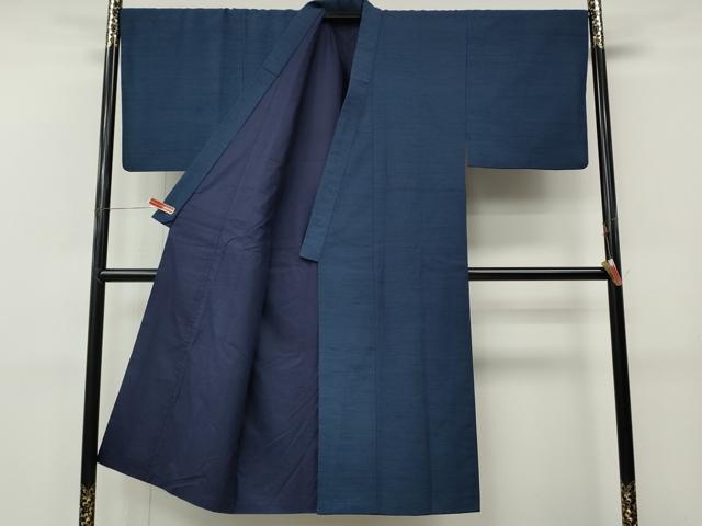 平和屋着物●男性　紬　アンサンブル　霞文　正絹　逸品　CABL8611ut