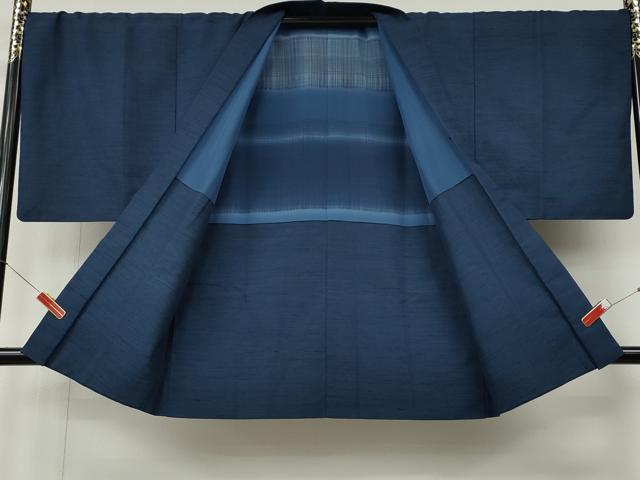 平和屋着物●男性　紬　アンサンブル　霞文　正絹　逸品　CABL8611ut