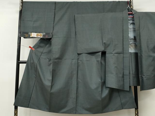 平和屋着物●男性　本場大島紬　アンサンブル　100亀甲　総詰め　加照市作　証紙付き　正絹　逸品　CABL8612ut