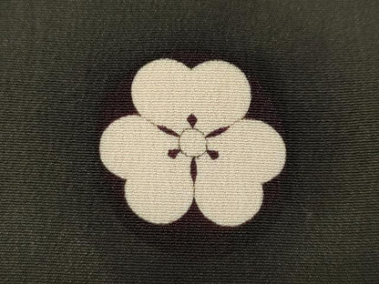 平和屋本店●アンティーク　大正ロマン　振袖　刺繍　飛鶴扇面花文　暈し染め　正絹　逸品　CABL8639ut