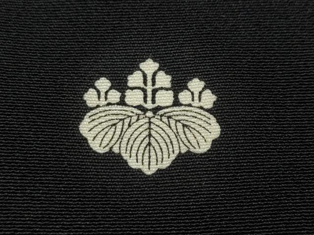平和屋着物●本加賀友禅作家　束藤岳　黒留袖　風景草花文　暈し染め　正絹　逸品　CABL8675ut