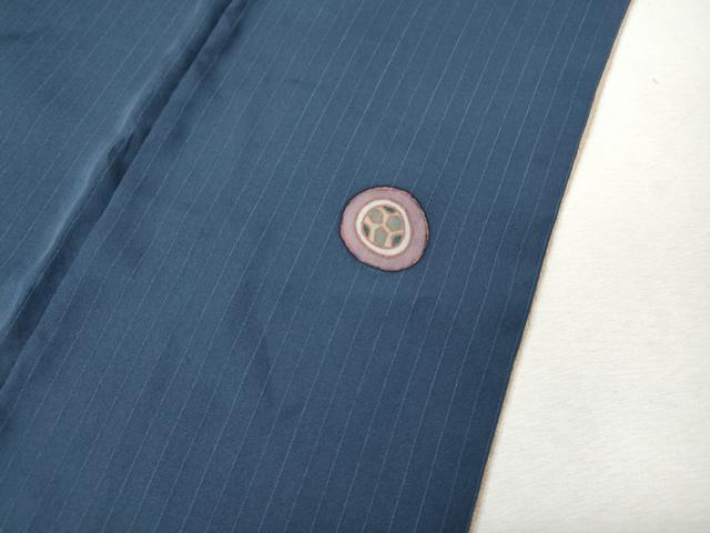 平和屋着物●訪問着　作家物　吉祥花文金彩　金彩　鬼しぼ縮緬　正絹　逸品　CABL8679ut